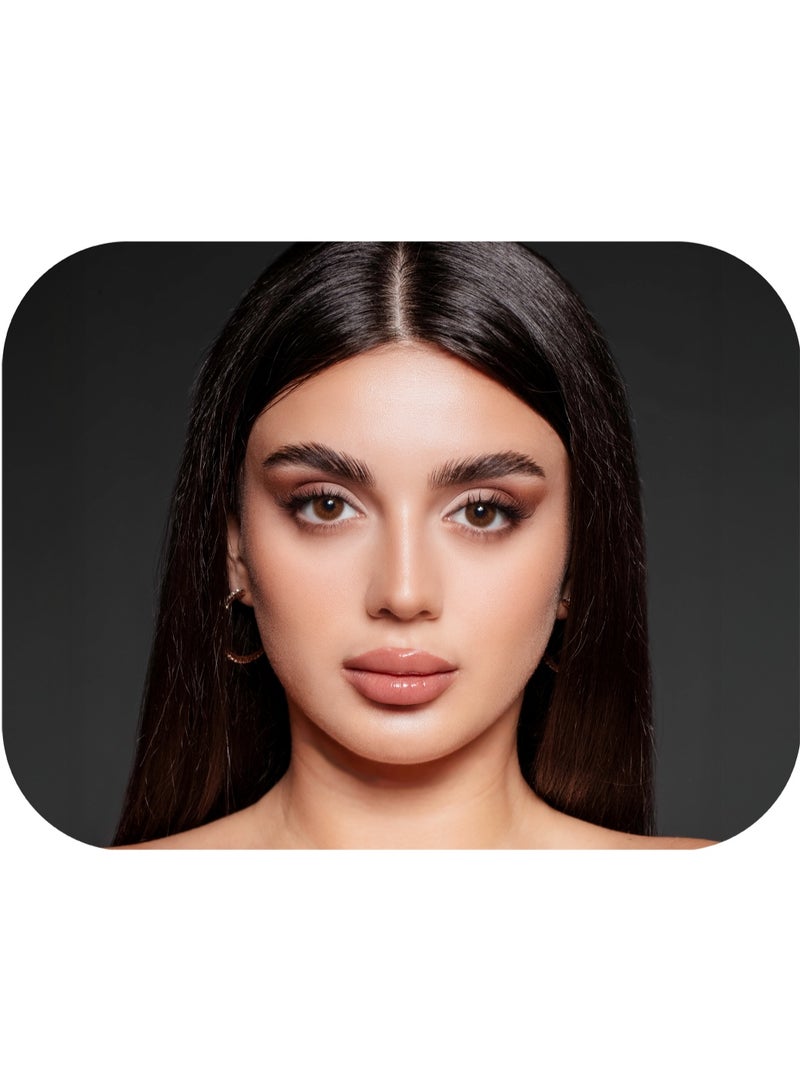 إليت عدسات لاصقة براند ايليت إستخدام شهرى ، زوج فى العلبة  لون شوكولاته - Image 2